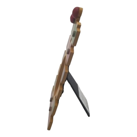 Xylophone Wooden 9in Picture Free Standing Frame Holds 2.1 Photo - Picture 7 of 8